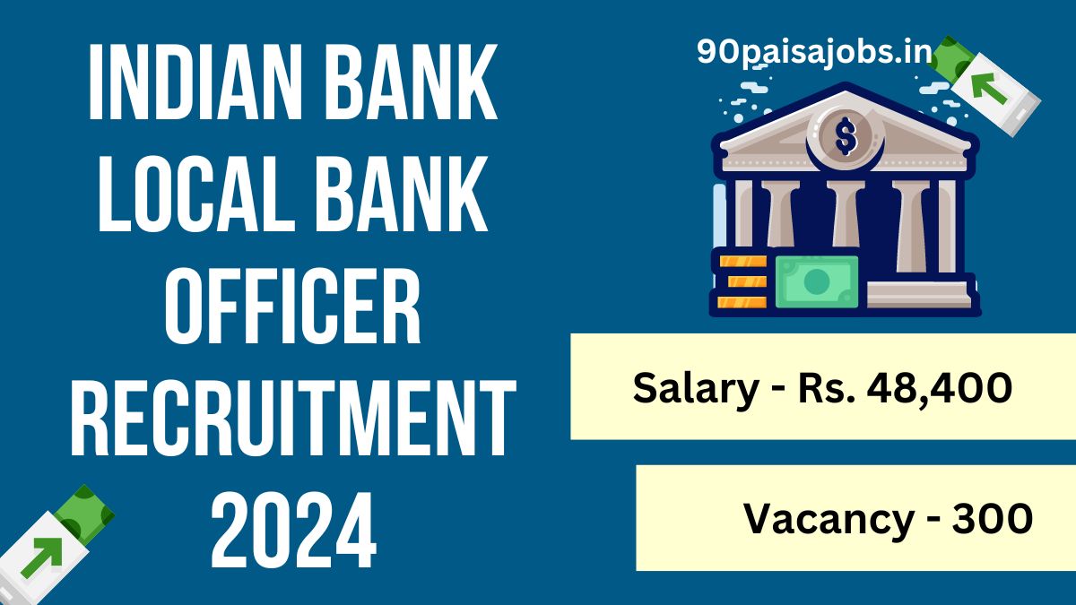 Indian Bank Local Bank Officer Recruitment 2024