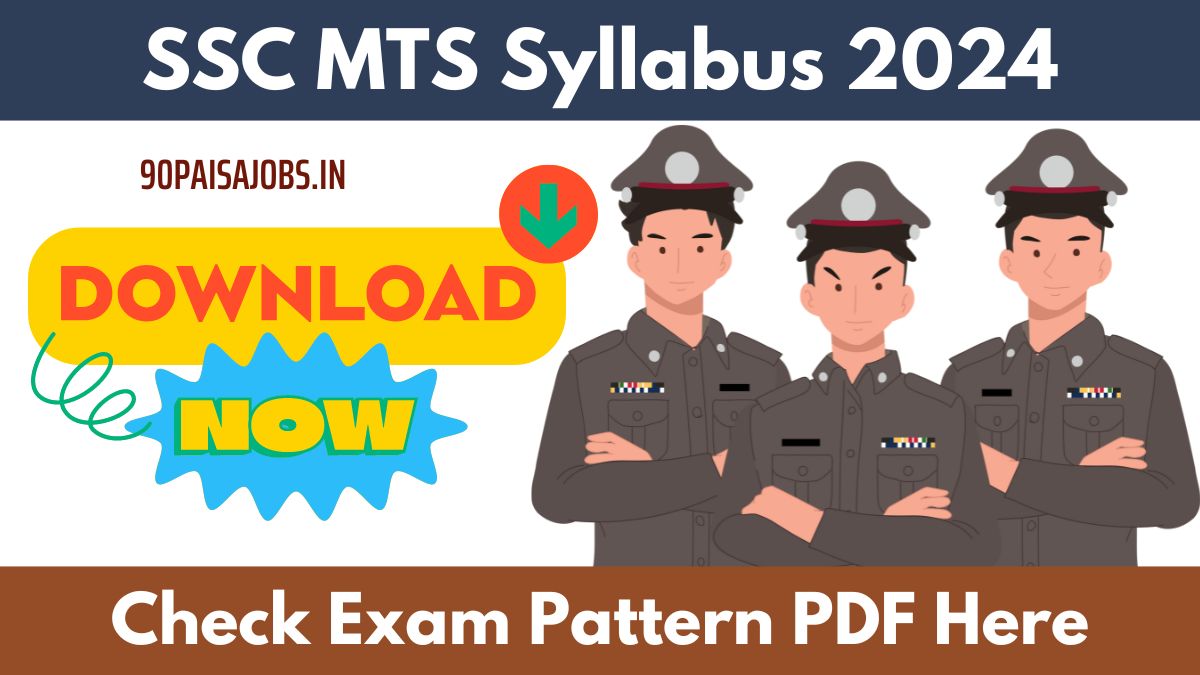 SSC MTS Syllabus 2024